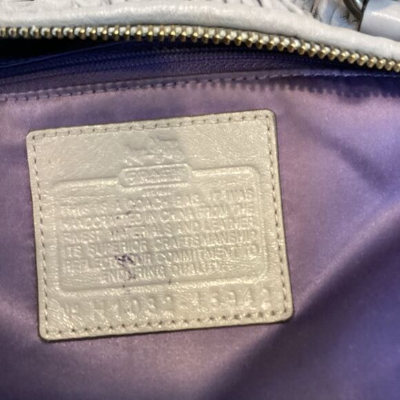 Coach Madison Sophia Gathered Leather Convertible Satchel - Picture 13 of 15